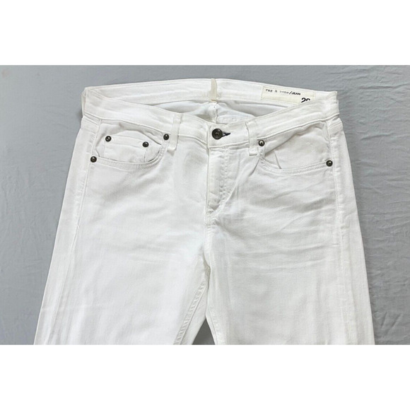 Rag & Bone Dre Capri Lightweight Destroyed Stretch Jeans. Size 29, GUC!! - Picture 2 of 5